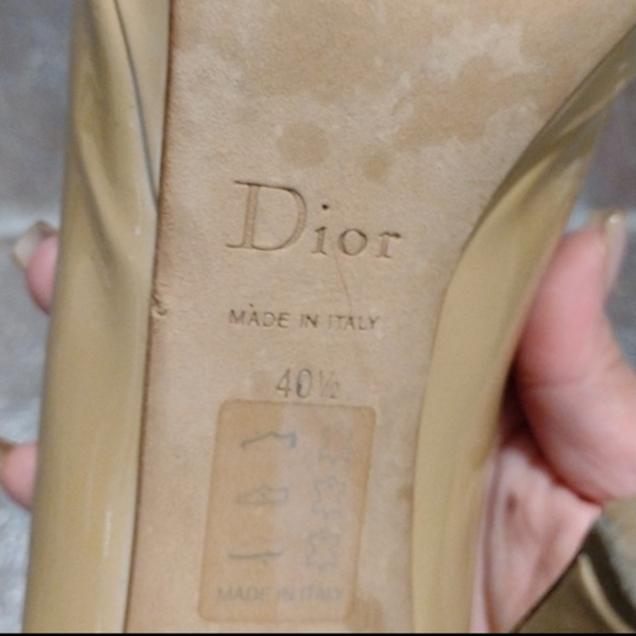 Christian Dior nude beige platform pump size 40.5 - Picture 6 of 7